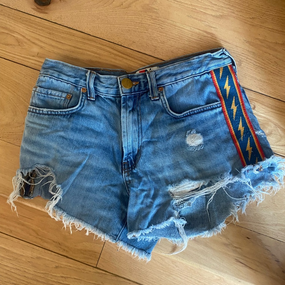 Aviator Nation Jean Shorts Rocket Shorts